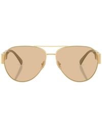 Versace - Pilot Sunglasses - Lyst