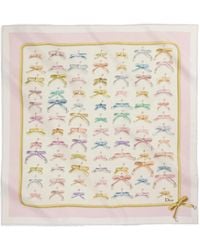 Dior - Delicate Bow90 Square Scarf - Lyst