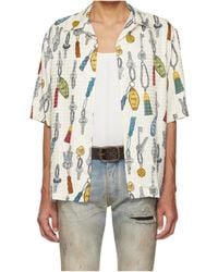Amiri - Keys Camp Short-Sleeved Shirt - Lyst