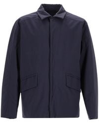 Herno - Laminar Zip-Front Collared Jacket - Lyst