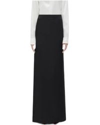 Bottega Veneta - Washed Twill Skirt - Lyst