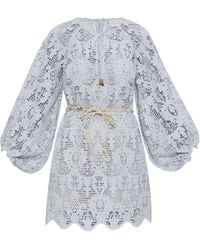 Zimmermann - Coco Lace Mini Dress - Lyst
