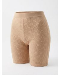 Gucci - Gg Jersey Jacquard Shorts - Lyst