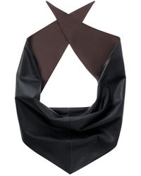 Lemaire - Triangular Leather Scarf - Lyst