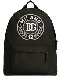Dolce & Gabbana - Logo-Patch Backpack - Lyst