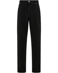 Ferragamo - Ferragamo Monogram Five Pocket Trousers - Lyst