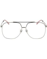 Stella McCartney - Eyewear Pilot-Frame Glasses - Lyst