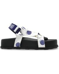 Moschino - Dot-Printed Sandals - Lyst