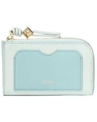 Fendi - Ff Diamonds Card Case Pouch - Lyst