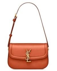 Saint Laurent - Mini Solferino Leather Shoulder Bag - Lyst