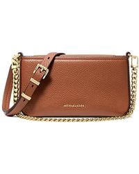 MICHAEL Michael Kors - Bryant Small Pebbled Convertible Pouch - Lyst