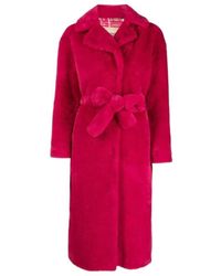 Herno - Belted Faux-Fur Coat - Lyst