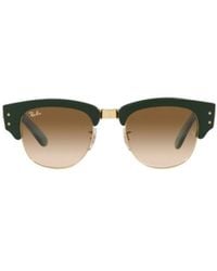 Ray-Ban - Mega Clubmaster Square Frame Sunglasses - Lyst