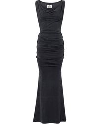Vivienne Westwood - Liz Draped Jersey Maxi Dress - Lyst