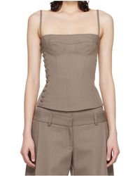 KNWLS - Jett Corset Top - Lyst