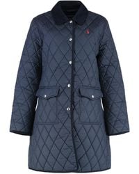 Ralph Lauren - Single Breasted Coat - Lyst