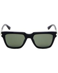 McQueen - Eyewear T-Bar Icon Square Frame Sunglasses - Lyst