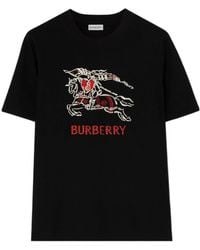 Burberry - Heart Knight Cotton T-Shirt - Lyst