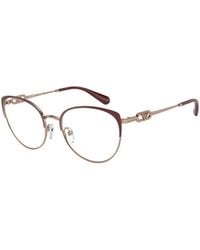 Emporio Armani - Cat-Eye Frame Glasses - Lyst
