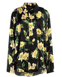 Balenciaga - Silk Shirts Blouses - Lyst