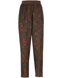 Uma Wang - Printed Casual Pants - Lyst