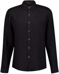 James Perse - Long-Sleeved Linen Shirt - Lyst