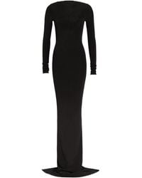 Rick Owens - Temple Panelled Stretch-Tulle Gown - Lyst