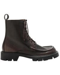 Loewe - Sierra Lace-Up Ankle Combat Boots - Lyst