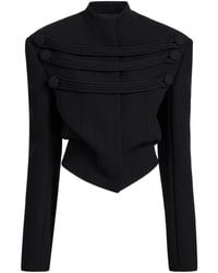 KHAITE - York Jacket With Cord Embroidery - Lyst