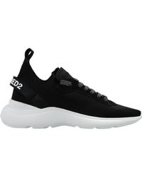 DSquared² - Logo Printed Lace-Up Sneakers - Lyst