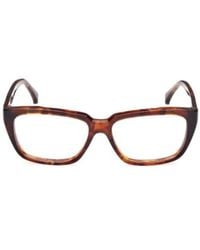 Max Mara - Square Frame Glasses - Lyst