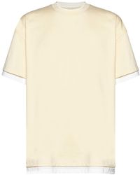 Jil Sander - Logo Printed Crewneck T-Shirt - Lyst