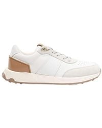 Tod's - Panelled Leather Sneakers - Lyst