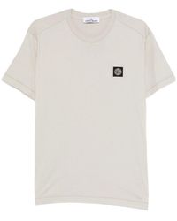 Stone Island - Logo Patch Crewneck T-Shirt - Lyst
