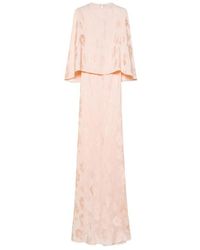 forte_forte - Overlay-Floral Maxi Dress - Lyst