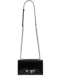 McQueen - Jewelled Satchel Crossbody Bag - Lyst