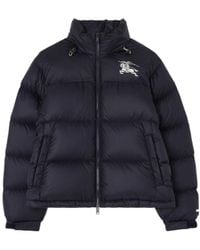 Burberry - Highlands Logo Down Jacket - Lyst