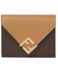 Fendi - Ff Diamonds Tri-Fold Wallet - Lyst