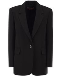 Max Mara - Studio Bosco Single-Breasted Cady Blazer - Lyst