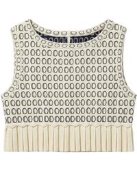 Alaïa - Crew Neck Vest - Lyst