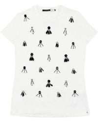 Sportmax - T-Shirt With Round Neck And Short Sleeves - Lyst