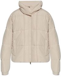 EA7 - Quilted Hooded Puffer Jacket - Lyst