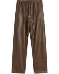 Phoebe Philo - Casual Leather Trousers - Lyst