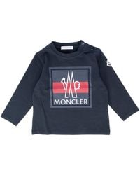 Moncler - Logo-Motif Long-Sleeve T-Shirt - Lyst