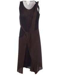 Bottega Veneta - Cut-Out Layered Knit Dress - Lyst
