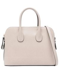 Valextra - Mylogo Leather Tote Bag - Lyst
