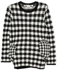 Comme des Garçons - Checked Jumper - Lyst