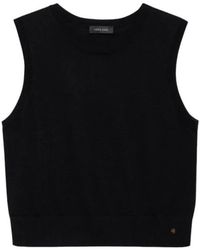Anine Bing - Sleeveless Round-Neck Top - Lyst