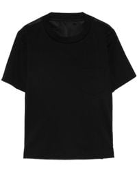 Sacai - Chest-Pocket T-Shirt - Lyst