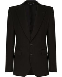 Dolce & Gabbana - Single-Breasted Faille Sicilia Jacket - Lyst